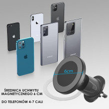 Telefono Laikiklis - EXTREME O-14 MagSafe Magnetinis Telefono Laikiklis Montuoti Automobilio Oro Angoje Telefono Laikiklis - EXTREME O-14 MagSafe Magnetinis Telefono Laikiklis Montuoti Automobilio Oro Angoje
