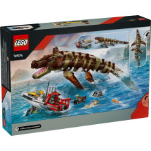Konstravimo rinkinys - LEGO Jurassic World 76974 Plytelių Konstravimo Mosasauro Valties Misija Konstravimo rinkinys - LEGO Jurassic World 76974 Plytelių Konstravimo Mosasauro Valties Misija