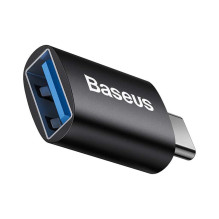 Adapteris - Baseus USB Į USB-C 3.1 OTG 10 Gbps 3A Juodas Adapteris - Baseus USB Į USB-C 3.1 OTG 10 Gbps 3A Juodas