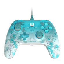 Žaidimų Valdiklis - GameSir T7 Pro Floral Laidinis Xbox / PC Holoefekto RGB 3 m USB-C Valdiklis, Juodas