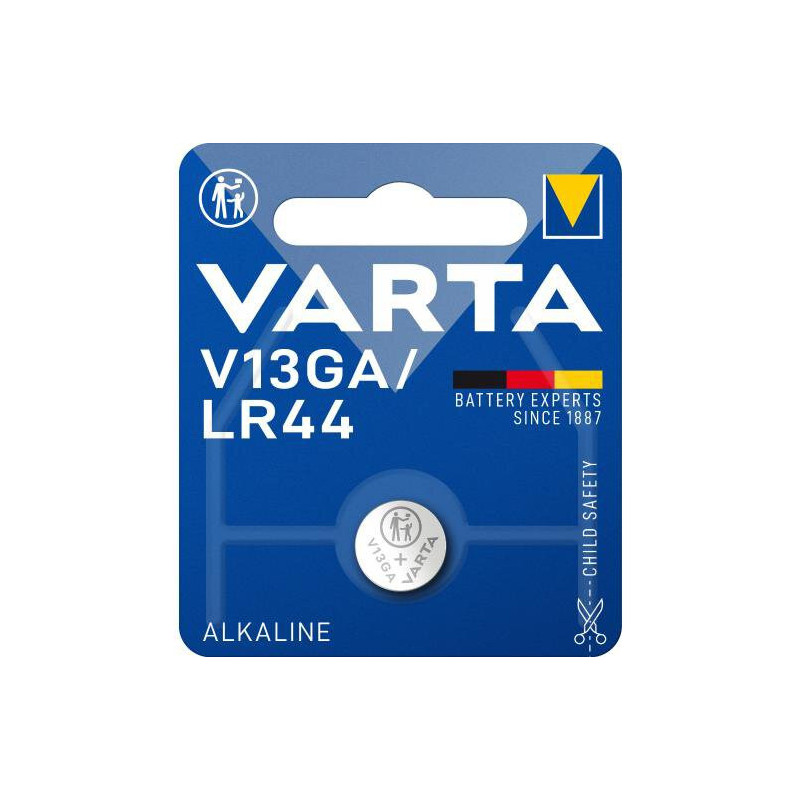 Baterija - VARTA LR44 / A76 1.5V Šarminė-Manganinė