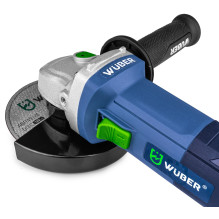 Kampinis šlifuoklis - WUBER W27477 125 mm 850 W Sidabrinė, Juoda, Mėlyna