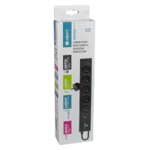 Ilgintuvas - DPM FMP6150 5 Lizdų 5 m Juoda