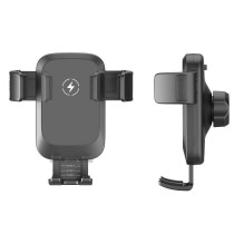 Belaidis automobilinis telefono įkroviklis ir laikiklis - EXTREME O-19W Qi 15 W Juodas Belaidis automobilinis telefono įkroviklis ir laikiklis - EXTREME O-19W Qi 15 W Juodas