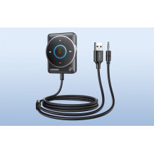 Bluetooth Garso Imtuvas - Ugreen CM723 Bluetooth 5.4, Dual Pairing, 3.5mm AUX, Juodas Bluetooth Garso Imtuvas - Ugreen CM723 Bluetooth 5.4, Dual Pairing, 3.5mm AUX, Juodas