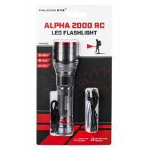Nešiojama Lempa - Falcon Eye Alpha 2000 RC 2000 Liumenų, 200 M Atstumas, USB-C Juoda Nešiojama Lempa - Falcon Eye Alpha 2000 RC 2000 Liumenų, 200 M Atstumas, USB-C Juoda