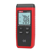 Temperatūros Matuoklis - UNI-T UT320D Dviejų Kanalų Skaitmeninis Termometras -50°C Iki 1300°C Juodas Temperatūros Matuoklis - UNI-T UT320D Dviejų Kanalų Skaitmeninis Termometras -50°C Iki 1300°C Juodas