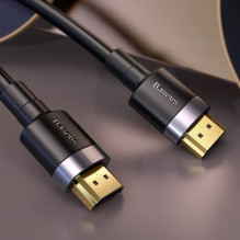 HDMI Kabelis - Baseus CADKLF-G01 4K 60Hz HDMI 2.0 3M Juodas HDMI Kabelis - Baseus CADKLF-G01 4K 60Hz HDMI 2.0 3M Juodas