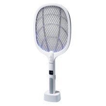 Kenkėjų Naikintuvas - Tiross TS-2296 Elektrinė Raketa, 1800 mAh Baterija, 3000V Tinklas, USB-C, Juoda