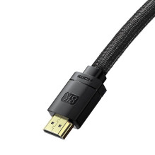 HDMI Kabelis - Baseus CAKGQ-J01 8K 60Hz Dinaminis HDR 1M Juodas HDMI Kabelis - Baseus CAKGQ-J01 8K 60Hz Dinaminis HDR 1M Juodas