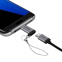 Adapteris - UGREEN US282 USB-C Į Micro USB Adapteris, Aliuminio Korpusas, Raktų Pakabukas Adapteris - UGREEN US282 USB-C Į Micro USB Adapteris, Aliuminio Korpusas, Raktų Pakabukas