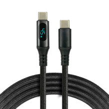 USB-C Įkrovimo Kabelis - everActive CBB-3PDL 45W Greitas Įkrovimas 480 MB / s 3.0m Juodas USB-C Įkrovimo Kabelis - everActive CBB-3PDL 45W Greitas Įkrovimas 480 MB / s 3.0m Juodas