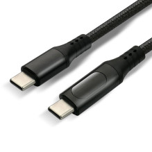 USB-C Įkrovimo Kabelis - everActive CBB-3PDL 45W Greitas Įkrovimas 480 MB / s 3.0m Juodas USB-C Įkrovimo Kabelis - everActive CBB-3PDL 45W Greitas Įkrovimas 480 MB / s 3.0m Juodas