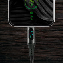 USB-C Įkrovimo Kabelis - everActive CBB-3PDL 45W Greitas Įkrovimas 480 MB / s 3.0m Juodas USB-C Įkrovimo Kabelis - everActive CBB-3PDL 45W Greitas Įkrovimas 480 MB / s 3.0m Juodas