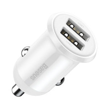 Automobilinis Įkroviklis - Baseus 24W 2xUSB Greitas Įkrovimas Dviejų Uostų Juodas Automobilinis Įkroviklis - Baseus 24W 2xUSB Greitas Įkrovimas Dviejų Uostų Juodas