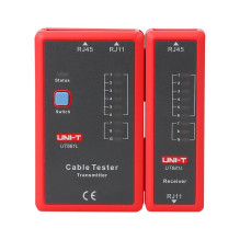 Tinklo Kabelių Testeris - Uni-T UT681L RJ45 / RJ11 Kabelių Testeris Su Trumpu / Pertraukos Aptikimu Juodas Tinklo Kabelių Testeris - Uni-T UT681L RJ45 / RJ11 Kabelių Testeris Su Trumpu / Pertraukos Aptikimu Juodas
