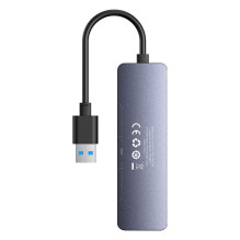 USB Šakotuvas - Baseus B0005280B811-10 4 Prievadų USB 3.0 Su USB-C Maitinimo Įvestimi USB Šakotuvas - Baseus B0005280B811-10 4 Prievadų USB 3.0 Su USB-C Maitinimo Įvestimi