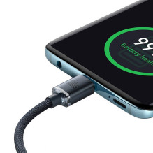 USB-C Įkrovimo Kabelis - Baseus CAJY000701, 100W Galia, 480 Mbps Duomenų Perdavimo, 2m, Juodas USB-C Įkrovimo Kabelis - Baseus CAJY000701, 100W Galia, 480 Mbps Duomenų Perdavimo, 2m, Juodas