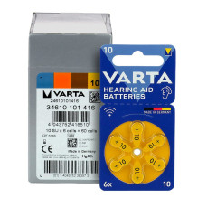 Baterijos - VARTA PR70 Klausos Aparatų Baterijos, 6 vnt. Baterijos - VARTA PR70 Klausos Aparatų Baterijos, 6 vnt.