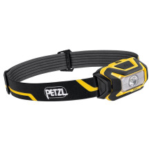 Galvos žibintas - Petzl Aria 1R, 450 Liumenų, 100m Spindulio Atstumas, IP67, Įkraunamas Juodas