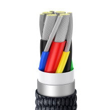 USB-C Įkrovimo Kabelis - Baseus CAJY000601 100W 480 MB / s 1.2m Juodas