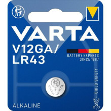 Baterija - VARTA G12 1.5V Alkalinė-Manganinė LR43 / AG12 / 186