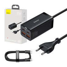 Įkroviklis - Baseus 100W GaN 4-Port USB-C &amp; USB Greitas Įkroviklis