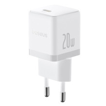 USB-C Įkroviklis - Baseus 20W USB-C Power Delivery Įkroviklis Su Saugos Apsaugomis - Balta