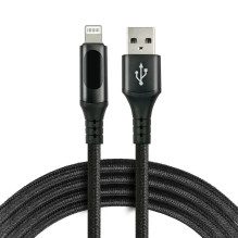 USB Įkrovimo Laidas - everActive CBB-1IBL 1m, 2.4A Greitas Įkrovimas, 480 Mbps Duomenų Perdavimo, Juodas USB Įkrovimo Laidas - everActive CBB-1IBL 1m, 2.4A Greitas Įkrovimas, 480 Mbps Duomenų Perdavimo, Juodas