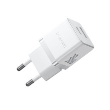 Įkroviklis - Baseus 30W USB-C & USB-A Greitas Įkroviklis Su Energijos Tiekimu Juodas Įkroviklis - Baseus 30W USB-C & USB-A Greitas Įkroviklis Su Energijos Tiekimu Juodas