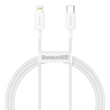 Įkroviklio Laidas - Baseus CATLYS-A02 USB-C To Lightning 20W PD 480 MB / s Baltas Įkroviklio Laidas - Baseus CATLYS-A02 USB-C To Lightning 20W PD 480 MB / s Baltas