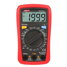 Matuoklis - UNI-T UT131C Skaitmeninis Matuoklis AC / DC Įtampos Srovės Atsparumo Talpos - Juodas