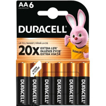 Baterija - Duracell LR6 / AA šarminės baterijos, 20 vnt.