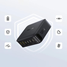 Įkrovimo Stotelė - Baseus EnerFill FH21 120 W GaN 4xUSB-C 2xUSB-A Įkrovimo Stotelė - Baseus EnerFill FH21 120 W GaN 4xUSB-C 2xUSB-A