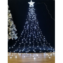 LED šviesa - Modee ML-C3001 300 LED 6 m žvaigždės šaltai balta、】【 LED šviesa - Modee ML-C3001 300 LED 6 m žvaigždės šaltai balta、】【
