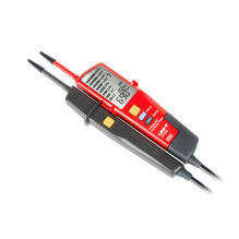 Elektrinis Matuoklis - UNI-T UT18D AC / DC Įtampos Matuoklis 12-690V Su LCD Ekranu, LED Žibintuvėlis Juodas