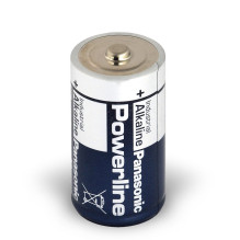 Baterija - Panasonic LR14 Alkaline 1.5V Industrial 80-Pack Juoda