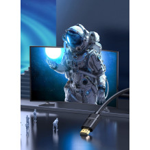 HDMI Kabelis - Baseus CAKGQ-D01 4K 60Hz HDMI 2.0 5M Auksu Padengtas Juodas