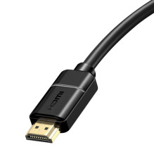 HDMI Kabelis - Baseus CAKGQ-D01 4K 60Hz HDMI 2.0 5M Auksu Padengtas Juodas