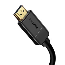 HDMI Kabelis - Baseus CAKGQ-D01 4K 60Hz HDMI 2.0 5M Auksu Padengtas Juodas