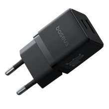Įkroviklis - Baseus 30W 1xUSB-C 1xUSB-A Power Delivery Greitas Įkroviklis Juodas Įkroviklis - Baseus 30W 1xUSB-C 1xUSB-A Power Delivery Greitas Įkroviklis Juodas