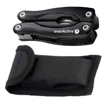 Įrankis - EverActive Multitool 9 Funkcijos, Nerūdijantis Plienas, 10.5 x 4.5 x 2.3 cm, Juoda Įrankis - EverActive Multitool 9 Funkcijos, Nerūdijantis Plienas, 10.5 x 4.5 x 2.3 cm, Juoda