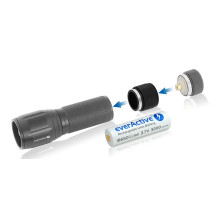 Adapteris - EverActive FL-300+ 18650 Baterijos Maitinimo Šaltinis Juodas Adapteris - EverActive FL-300+ 18650 Baterijos Maitinimo Šaltinis Juodas