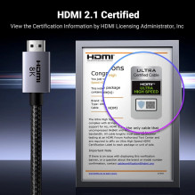 HDMI Kabelis - Ugreen HD171 8K 60Hz 48Gb / s 3M HDMI Kabelis - Ugreen HD171 8K 60Hz 48Gb / s 3M