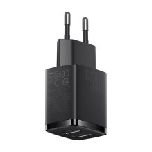 Įkroviklis - Baseus 10.5W Dual USB Smart Charging Adapter Juodas Įkroviklis - Baseus 10.5W Dual USB Smart Charging Adapter Juodas