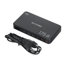 Įkrovimo stotelė - BlitzWolf BW-S30 175 W 6 prievadų 4 USB-C 2 USB-A Įkrovimo stotelė - BlitzWolf BW-S30 175 W 6 prievadų 4 USB-C 2 USB-A