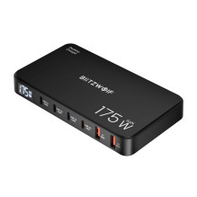 Įkrovimo stotelė - BlitzWolf BW-S30 175 W 6 prievadų 4 USB-C 2 USB-A Įkrovimo stotelė - BlitzWolf BW-S30 175 W 6 prievadų 4 USB-C 2 USB-A