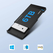 Išorinis Kietasis Diskas - UGREEN US221 2.5" SATA USB 3.0 Iki 6TB Išorinis Kietasis Diskas - UGREEN US221 2.5" SATA USB 3.0 Iki 6TB