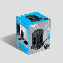 Ilgintuvas - Morre M413, 8 Kintamosios Srovės Lizdai, 2 USB-C, 2 USB-A, 2 m Ilgintuvas - Morre M413, 8 Kintamosios Srovės Lizdai, 2 USB-C, 2 USB-A, 2 m