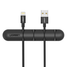 Laido Tvarkyklė - Ugreen LP114 Silikoninė Laidų Valdymo Sistema su 3M Juosta - Juoda